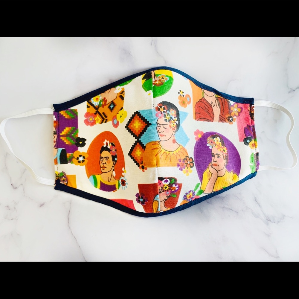 Artist Frida print Face Mask